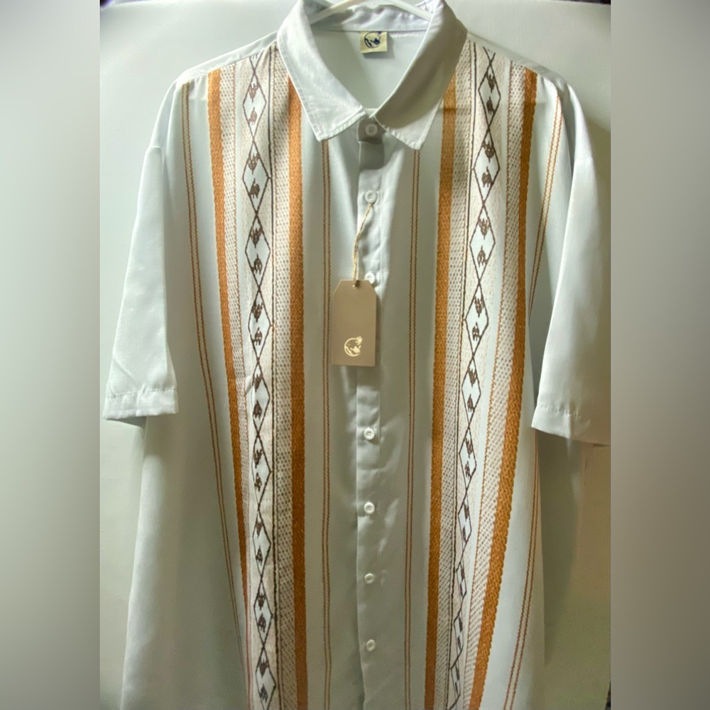 🌴 The with Aloha Flow with the Spirit Guayabera shirt, linen,🍀#GUAYA